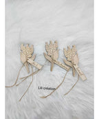 Mini muguet en bois – 10 cm de bonheur