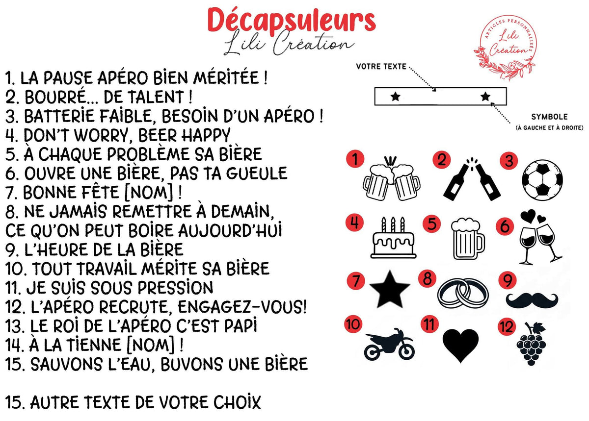 Décapsuleur Personnalisé en Bois – Le Cadeau Qui Fait Toujours Son Effet