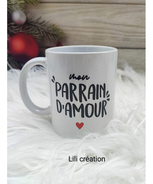 Mug - Mon parrain d'amour / Ma marraine d'amour