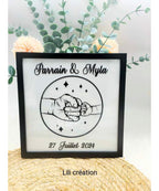 Cadre personnalisé - Une empreinte d'amour éternelle