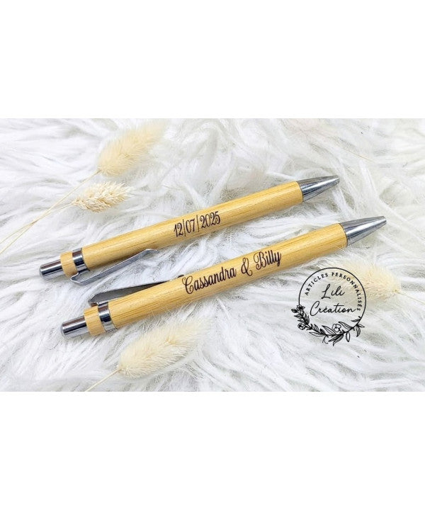 Stylo en bambou personnalisé – Le cadeau élégant et écoresponsable