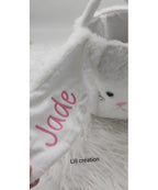 Sac Lapin en Peluche Personnalisé - Un Compagnon Douillet pour Votre Enfant