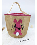 Sac personnalisé "Petit Lapin" – Rose ou Bleu