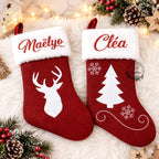 Bottes de Noël rouges