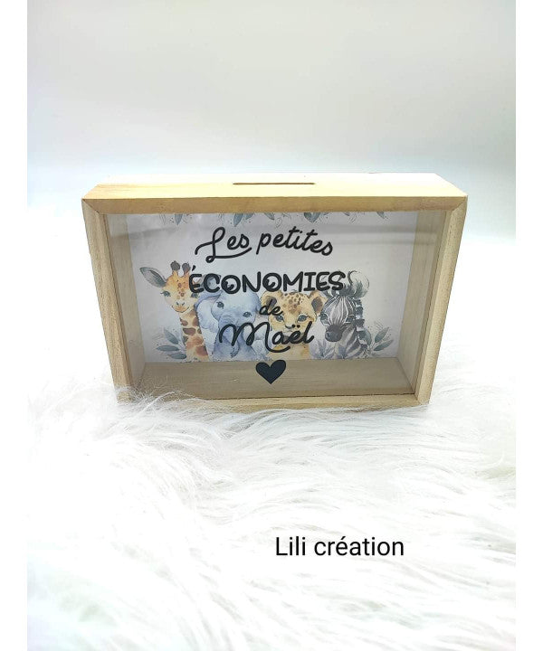 Tirelire personnalisée
