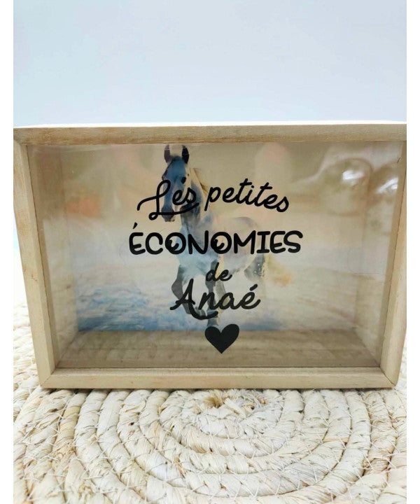 Tirelire personnalisée