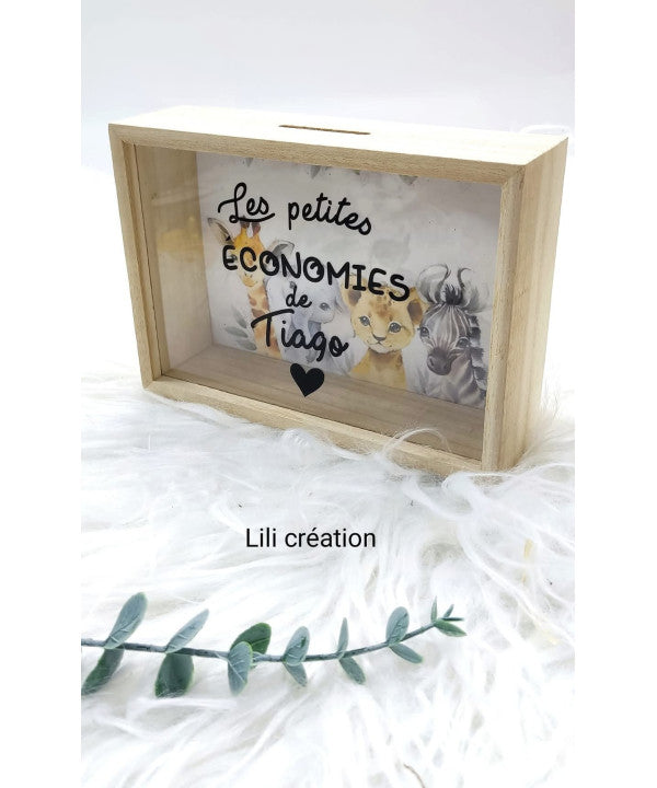 Tirelire personnalisée