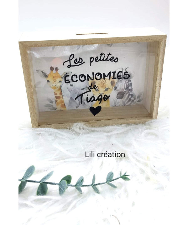Tirelire personnalisée