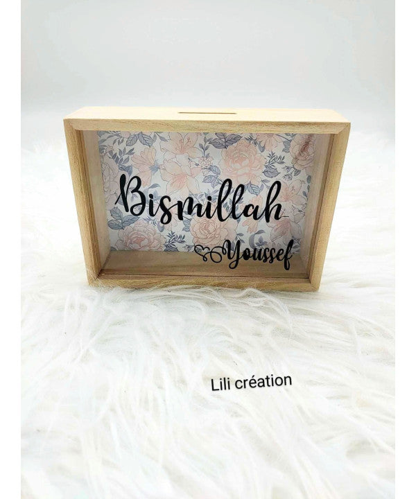 Tirelire personnalisée