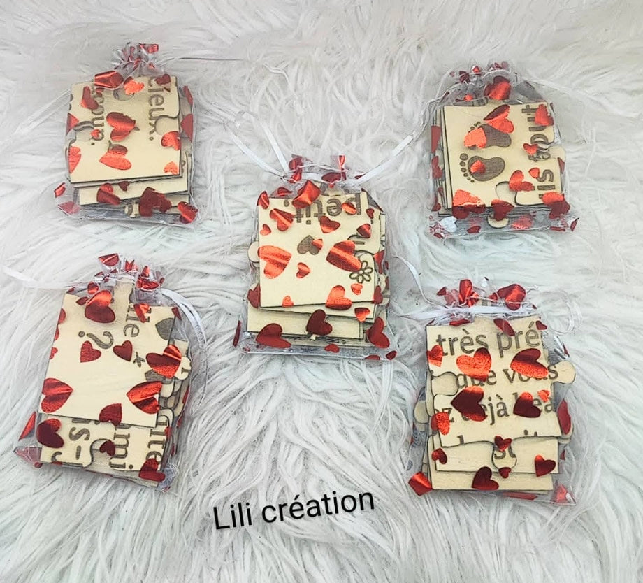 Puzzle en bois personnalisé – Annonce de grossesse / Demande parrain/marraine ou autre