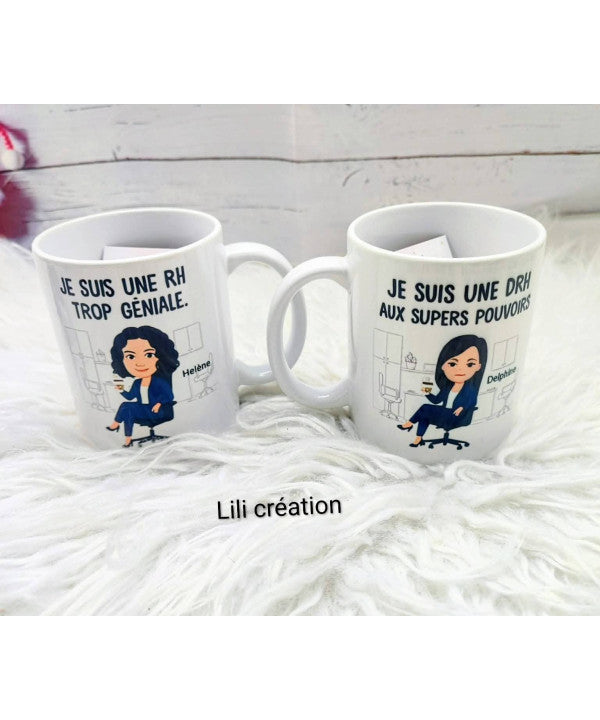 Un mug à l’image de votre collègue de bureau préférée !